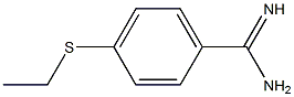 4-(ethylsulfanyl)benzene-1-carboximidamide Struktur