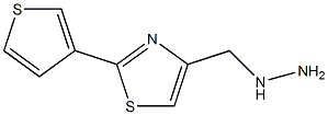 4-(hydrazinomethyl)-2-thien-3-yl-1,3-thiazole Struktur