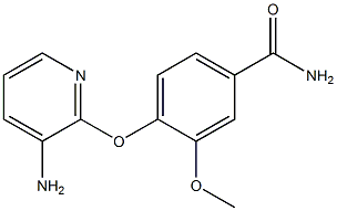 4-[(3-aminopyridin-2-yl)oxy]-3-methoxybenzamide Struktur