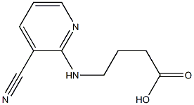 4-[(3-cyanopyridin-2-yl)amino]butanoic acid Struktur