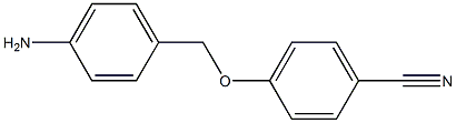 4-[(4-aminobenzyl)oxy]benzonitrile Struktur