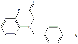 4-[(4-aminophenyl)methyl]-1,2,3,4-tetrahydroquinoxalin-2-one Struktur