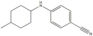 4-[(4-methylcyclohexyl)amino]benzonitrile Struktur