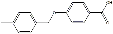 4-[(4-methylphenyl)methoxy]benzoic acid Struktur