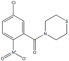 4-[(5-chloro-2-nitrophenyl)carbonyl]thiomorpholine Struktur