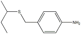 4-[(butan-2-ylsulfanyl)methyl]aniline Struktur