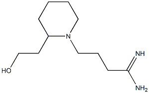 4-[2-(2-hydroxyethyl)piperidin-1-yl]butanimidamide Struktur