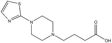 4-[4-(1,3-thiazol-2-yl)piperazin-1-yl]butanoic acid Struktur