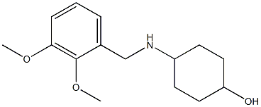 4-{[(2,3-dimethoxyphenyl)methyl]amino}cyclohexan-1-ol Struktur