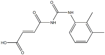 4-{[(2,3-dimethylphenyl)carbamoyl]amino}-4-oxobut-2-enoic acid Struktur