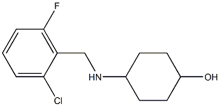 4-{[(2-chloro-6-fluorophenyl)methyl]amino}cyclohexan-1-ol Struktur