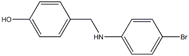 4-{[(4-bromophenyl)amino]methyl}phenol Struktur