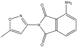 4-amino-2-(5-methyl-1,2-oxazol-3-yl)-2,3-dihydro-1H-isoindole-1,3-dione Struktur