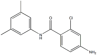 4-amino-2-chloro-N-(3,5-dimethylphenyl)benzamide Struktur