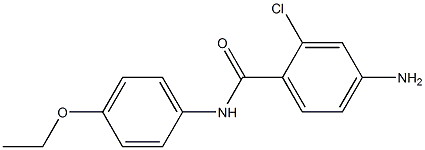 4-amino-2-chloro-N-(4-ethoxyphenyl)benzamide Struktur