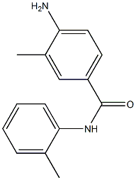 4-amino-3-methyl-N-(2-methylphenyl)benzamide Struktur