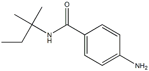 4-amino-N-(1,1-dimethylpropyl)benzamide Struktur