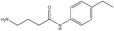 4-amino-N-(4-ethylphenyl)butanamide Struktur