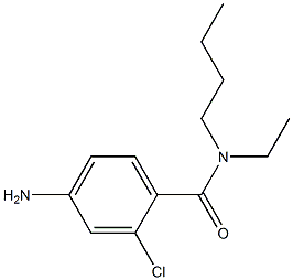 4-amino-N-butyl-2-chloro-N-ethylbenzamide Struktur