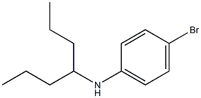 4-bromo-N-(heptan-4-yl)aniline Struktur