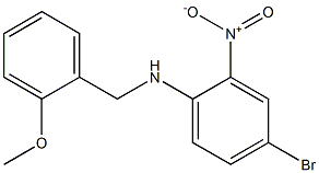 4-bromo-N-[(2-methoxyphenyl)methyl]-2-nitroaniline Struktur