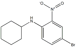 4-bromo-N-cyclohexyl-2-nitroaniline Struktur