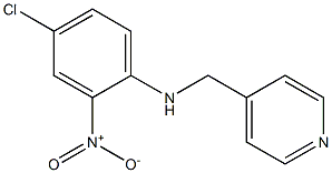 4-chloro-2-nitro-N-(pyridin-4-ylmethyl)aniline Struktur