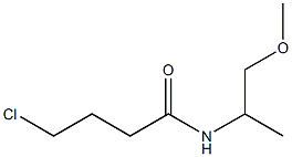 4-chloro-N-(1-methoxypropan-2-yl)butanamide Struktur