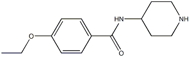 4-ethoxy-N-(piperidin-4-yl)benzamide Struktur