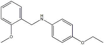 4-ethoxy-N-[(2-methoxyphenyl)methyl]aniline Struktur