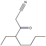 4-ethyl-3-oxooctanenitrile Struktur