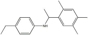 4-ethyl-N-[1-(2,4,5-trimethylphenyl)ethyl]aniline Struktur