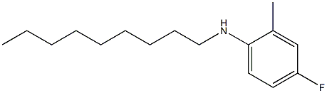 4-fluoro-2-methyl-N-nonylaniline Struktur