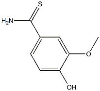 4-hydroxy-3-methoxybenzenecarbothioamide Struktur