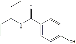 4-hydroxy-N-(pentan-3-yl)benzamide Struktur