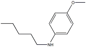 4-methoxy-N-pentylaniline Struktur