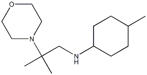 4-methyl-N-[2-methyl-2-(morpholin-4-yl)propyl]cyclohexan-1-amine Struktur