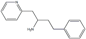 4-phenyl-1-(pyridin-2-yl)butan-2-amine Struktur