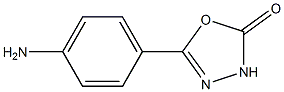 5-(4-aminophenyl)-2,3-dihydro-1,3,4-oxadiazol-2-one Struktur