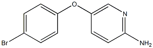 5-(4-bromophenoxy)pyridin-2-amine Struktur