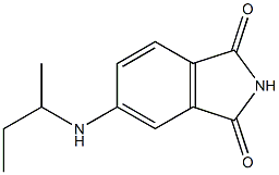 5-(butan-2-ylamino)-2,3-dihydro-1H-isoindole-1,3-dione Struktur