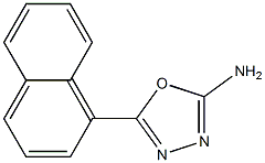 5-(naphthalen-1-yl)-1,3,4-oxadiazol-2-amine Struktur