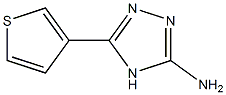 5-(thiophen-3-yl)-4H-1,2,4-triazol-3-amine Struktur