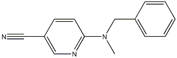 6-[benzyl(methyl)amino]nicotinonitrile Struktur