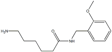 6-amino-N-(2-methoxybenzyl)hexanamide Struktur