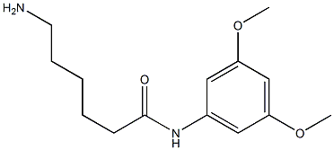 6-amino-N-(3,5-dimethoxyphenyl)hexanamide Struktur