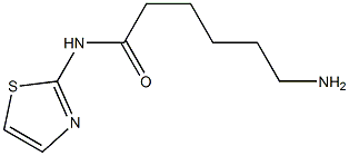 6-amino-N-1,3-thiazol-2-ylhexanamide Struktur