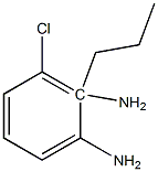 6-chloro-1-N-propylbenzene-1,2-diamine Struktur