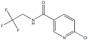 6-chloro-N-(2,2,2-trifluoroethyl)nicotinamide Struktur