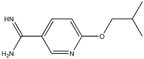 6-isobutoxypyridine-3-carboximidamide Struktur